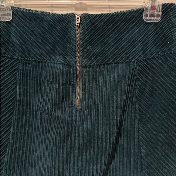 EUC Maeve Dark Green Corduroy Mini Skirt - Picture 7 of 7